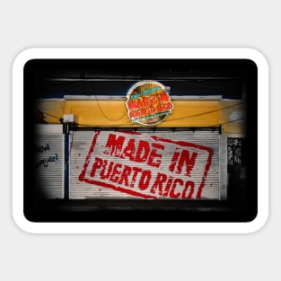 Made in Puerto Rico Sticker